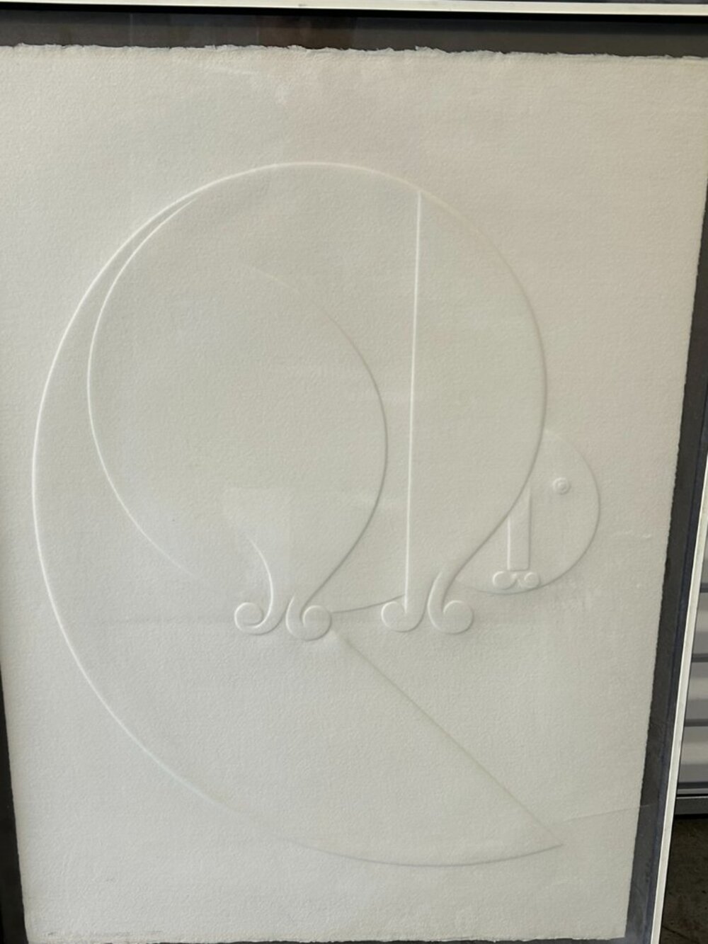 Omar Rayo - THE CAT - Original Intaglio #5/10, pencil signed - THE CAT